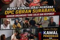 Perkuat Struktur hingga Tingkat Akar Rumput, DPC GBRAN Surabaya Gelar Rapat Konsolidasi Perdana