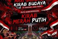 MERDEKA 100℅ PNIB Apresiasi Rasa Syukur Dengan Kirab Merah Putih